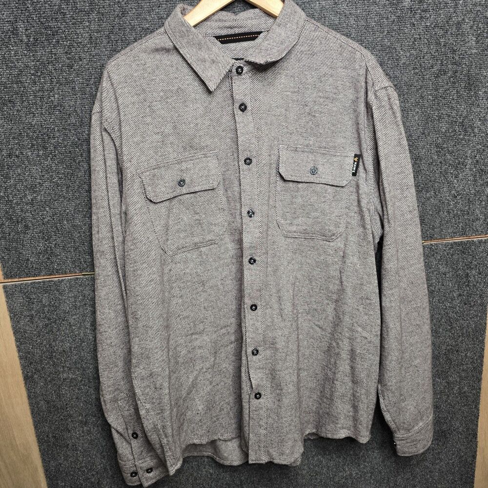 HAWX Men's Plaid Flannel Long Sleeve Work Shirt Size Large